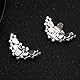 HJYHYN Hochzeit Schuhclips Damen Brautschmuck Silberne Schuhschnalle Schuhe Clips Schuhclips Strass