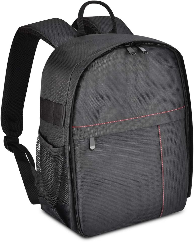 UTEBIT DSLR Camera Bag Portable Black Lens Laptop Backpack for Cameras, Notebook or Tablet Computer, foldable and waterproof Knapsack Compatible for DSLR ideal for photographers