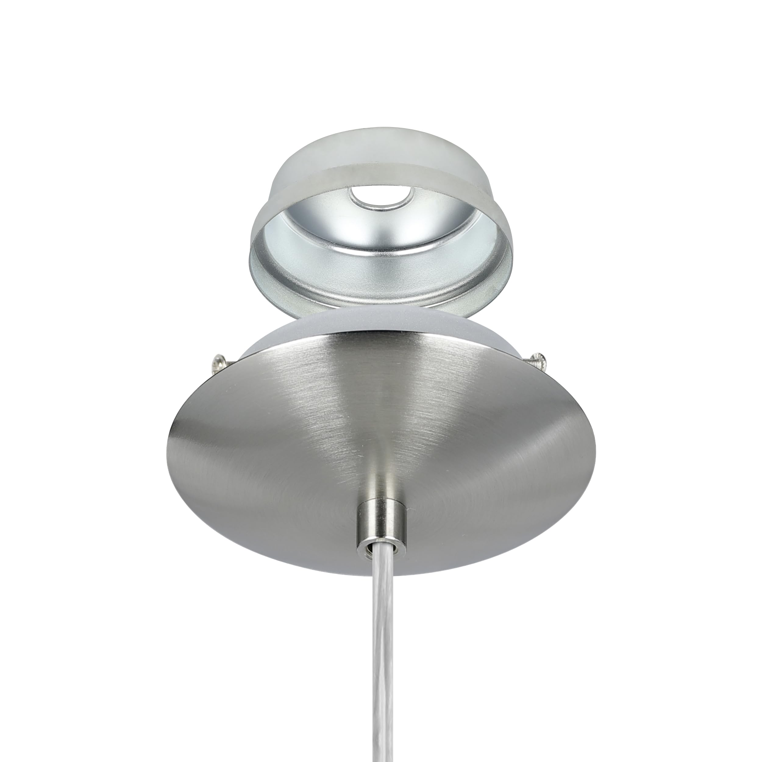 EGLO 85263 RONDO soffitto lampada a sospensione con opale opaco vetro diametro 30 CM OPACO nickel