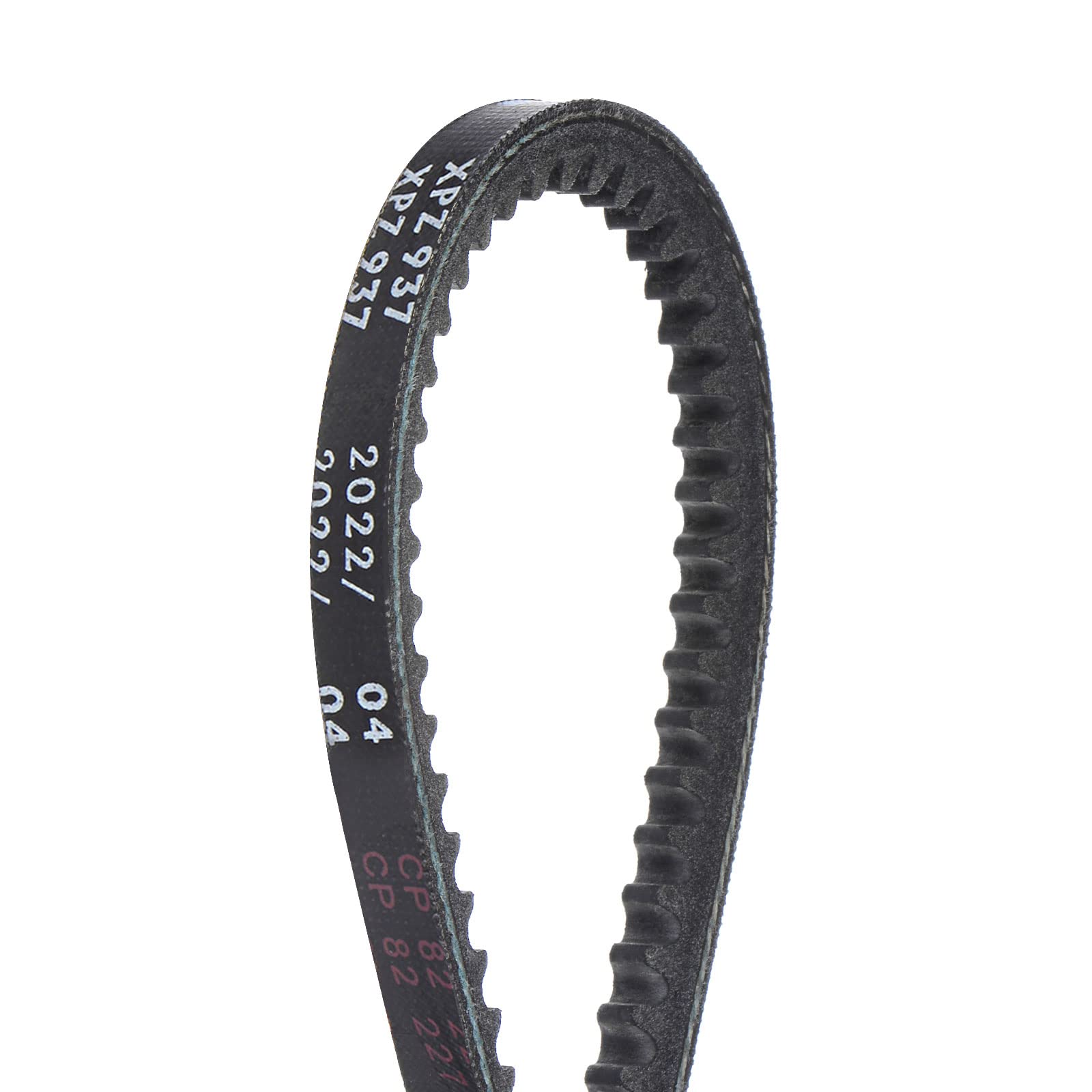 XPZ-937 V-Belts Drive Belt 937mm Pitch Girth 10mm Width 8mm Height Rubber for Power Transmission