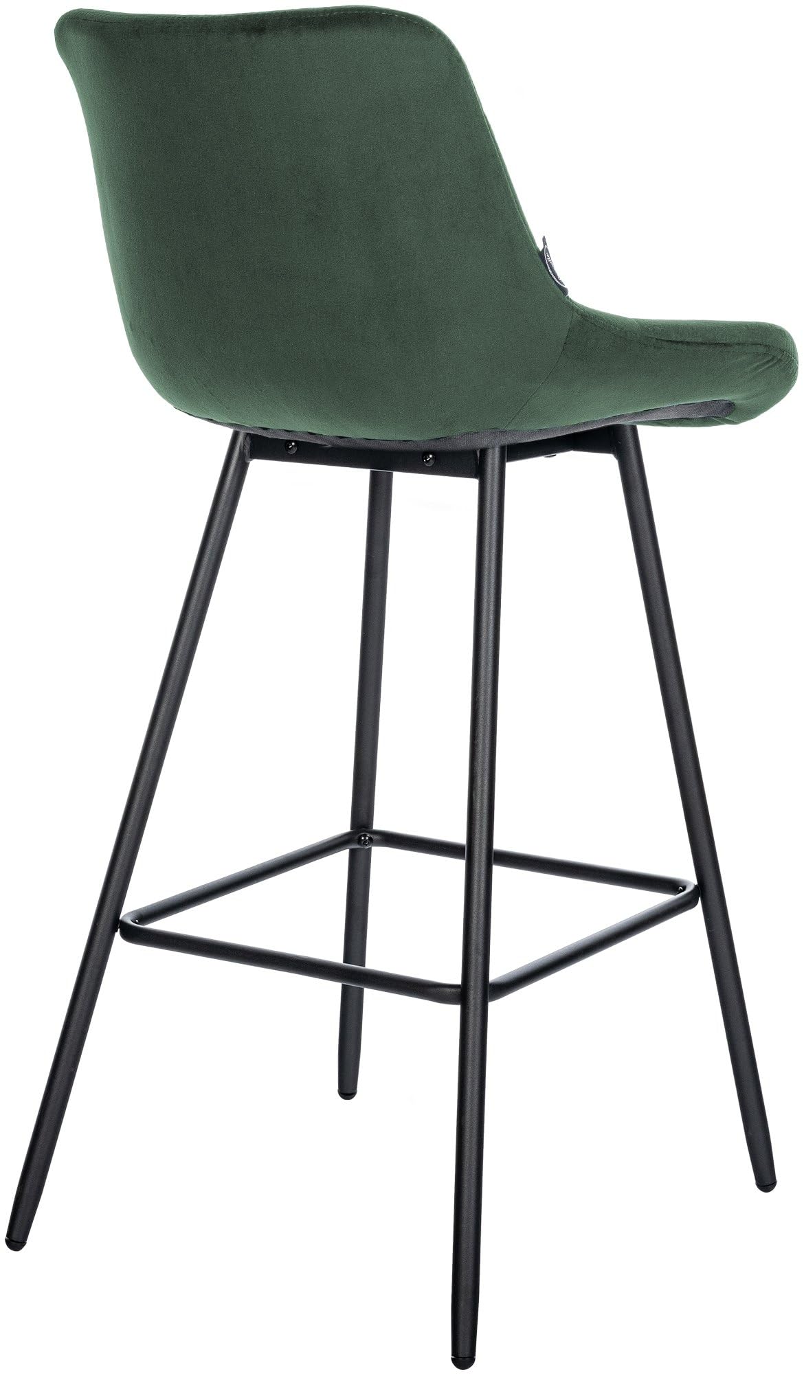 CLP West Barkruk - Met rugleuning - Voetsteun - Metalen frame