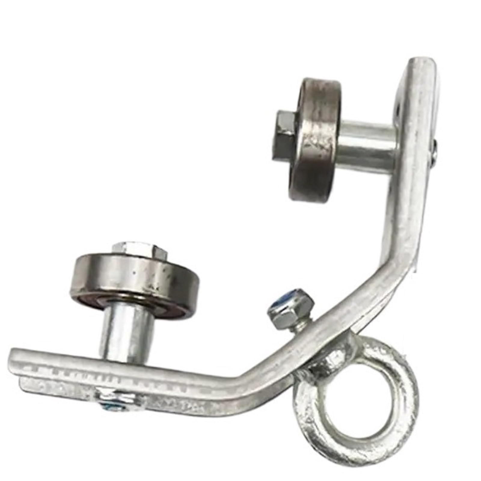 Carrucole Puleggia per carichi pesanti Circolare per cavo metallico di supporto per puleggia di sospensione in ferro per puleggia per macchine Ruota a Rulli(50B)