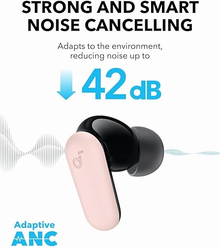 Miniatura 3 de Auriculares inalámbricos Soundcore P30i de Anker con cancelación de ruido, cancelación de ruido fuerte e inteligente, graves potentes, 45H de
