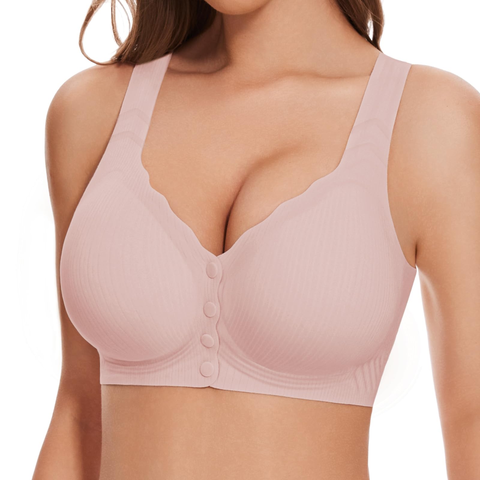 Seamless Front Close Post Surgery Bra