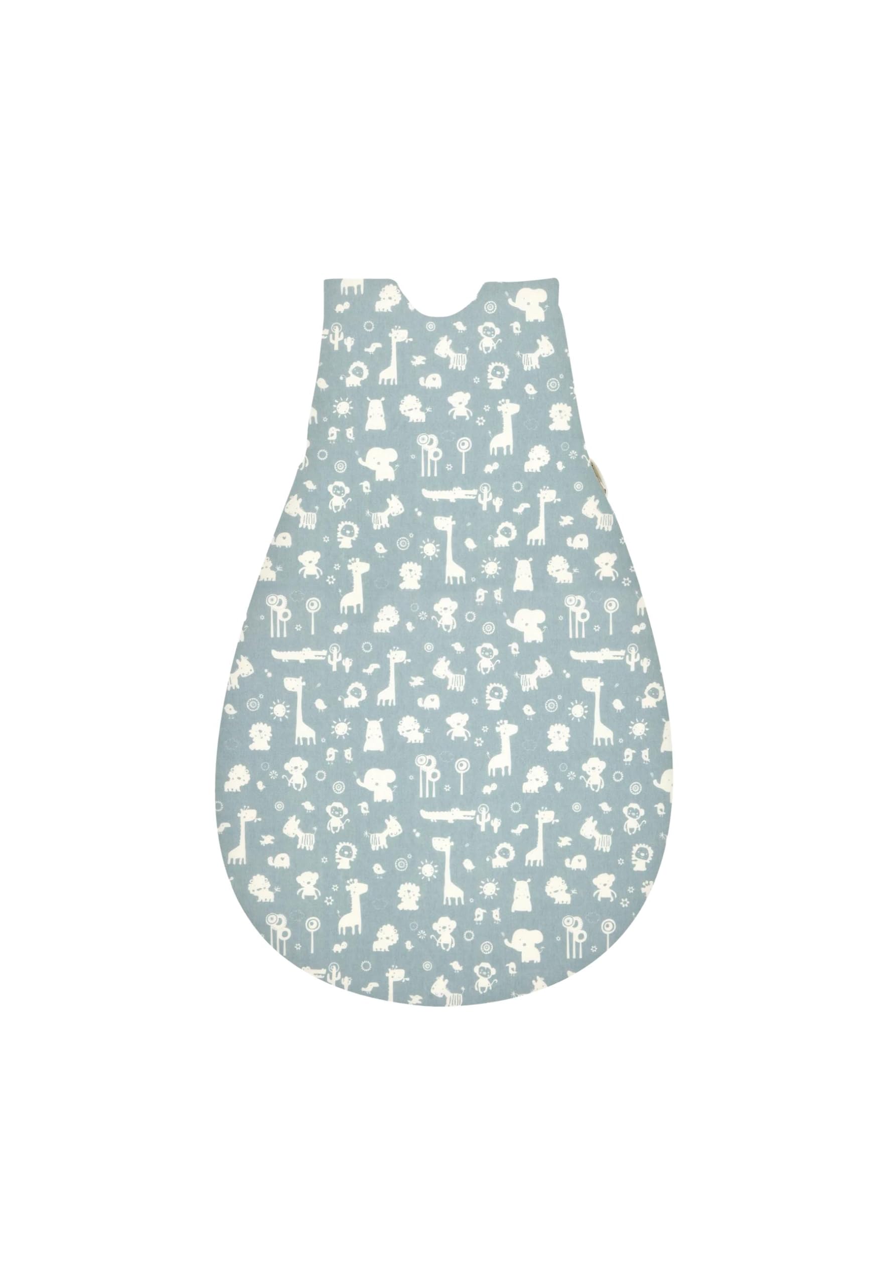 Alvi Baby-Mäxchen Außensack Bio-Baumwolle Baby Schlafsack, 2.5 TOG, für Sommer und Winter, Ganzjahresschlafsack aus Baumwolle für Kleinkinder