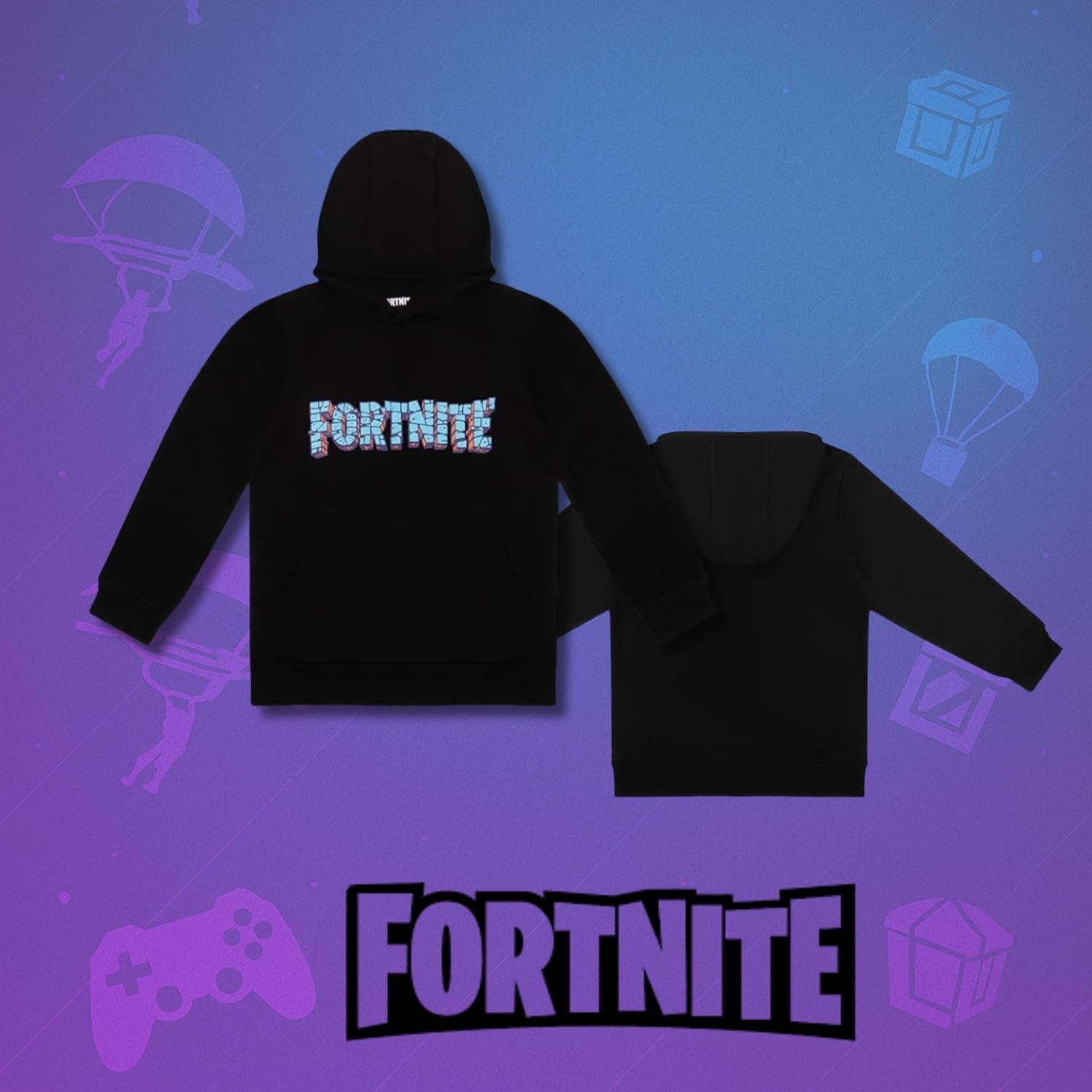 Fortnite Felpa con cappuccio da ragazzo, comoda felpa con cappuccio