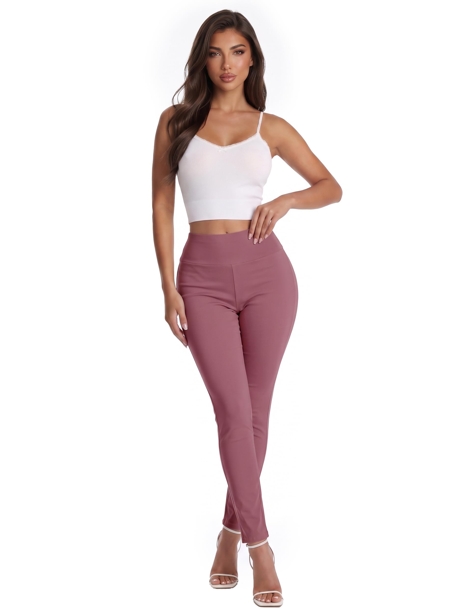 Hybrid &amp; Company Super Comfy Stretch with Full Elastic Waist Pull On Millennium Twill Pant