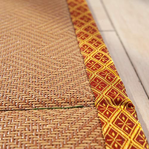 Mustmat Japanese Tatami Mat Traditional Futon Mattress Rattan Firm And Folds Easily 35.4 Inchx78.7 Inchx1.2 Inch  thumb #7
