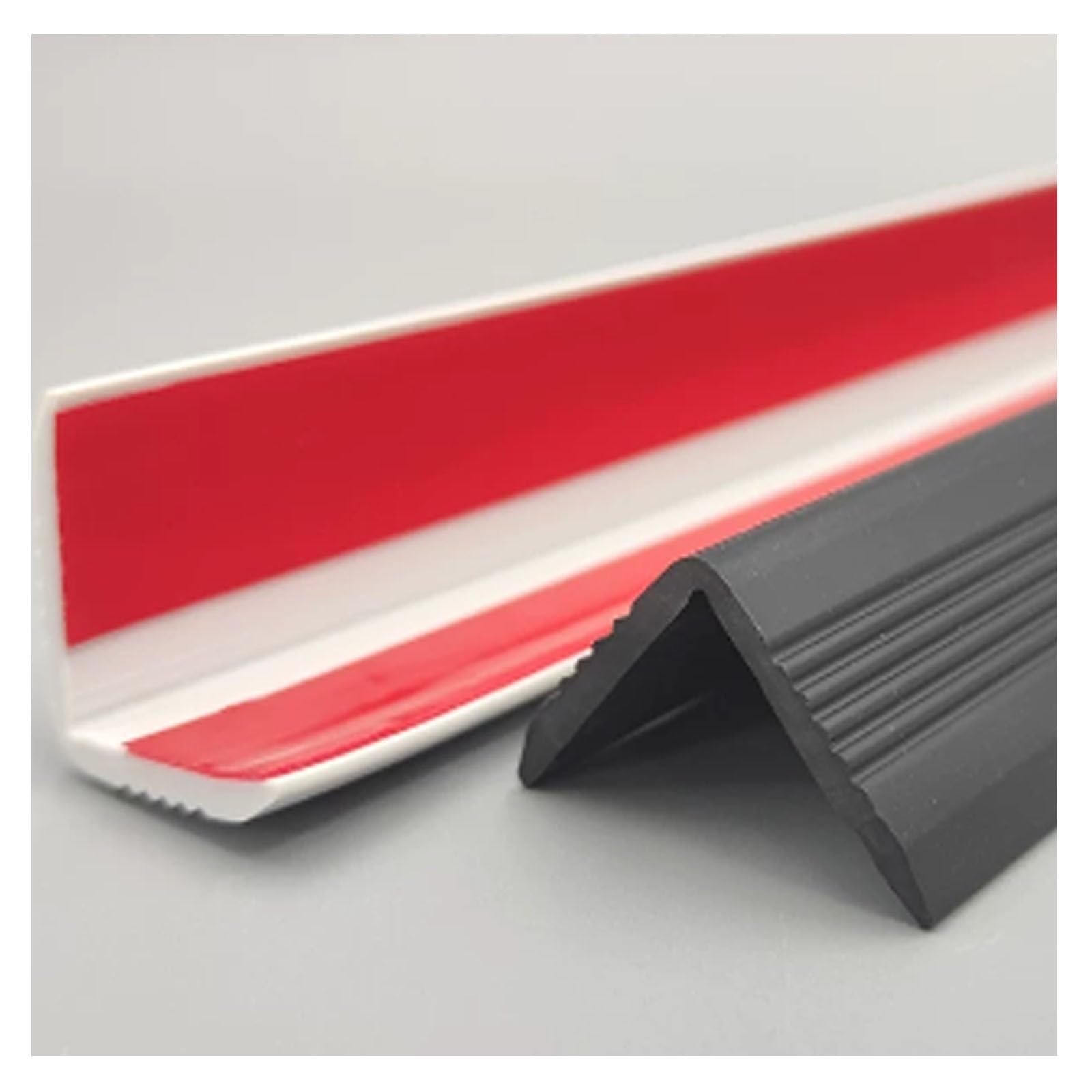 YPIOUREN Pvc Corner Guards, Floor Transition Strip Anti Skid Self Adhesive Edge Protector, for Sharp Edges(Black,3.5cm(1.37in))