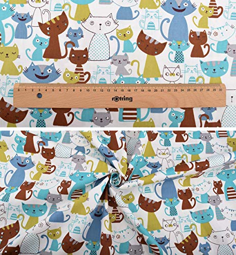 8 scampoli/lotto, serie Cartoon Animal, tessuto di...