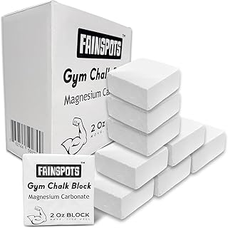 Gym Chalk Magnesium for Weight Lifting Chalk Powder,Magnesium Carbonate Athletic Chalk Block 8 Pcs Gifts for Rock Climbers Excellent Grip, Chalk Block for Gymnastics, Bouldering,Rock Climbing