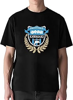 [WMZQMDG] 川崎フロンターレ Tシャツ メンズ 半袖 7オンス 肉厚生地 クルーネック 綿100% 夏服 おしゃれ プリント ゆったり インナーシャツ 丸首 通気性 肌着