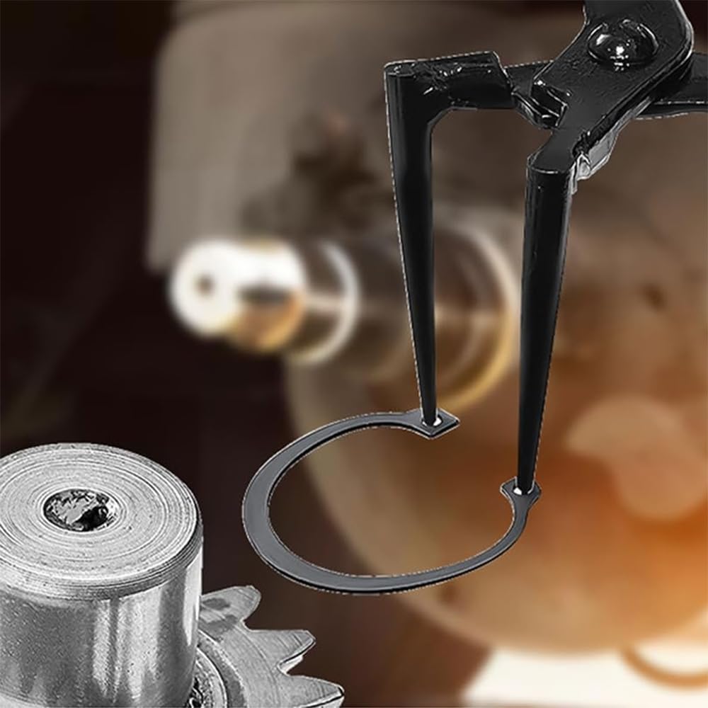 Ensemble de pinces à anneau à encliquetage, pince à long bec de 90 degrés, pince à circlips courbée, pince à circlips à cylindre maître interne, pince à anneau de retenue pour camions, motos,