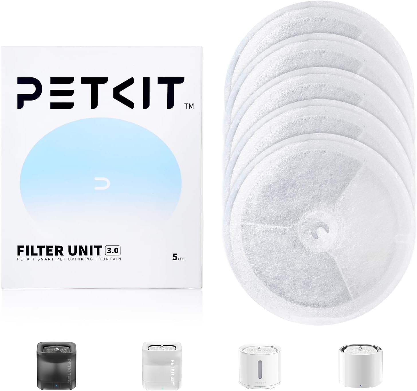 PETKIT Replacement Filters for Eversweet Fountains