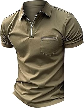 新品　MENS SHORT POLO SHIRT (予約販売品) ZITY 5 Pack Polo Shirts for Men with Pocket Dry Quickly Short
