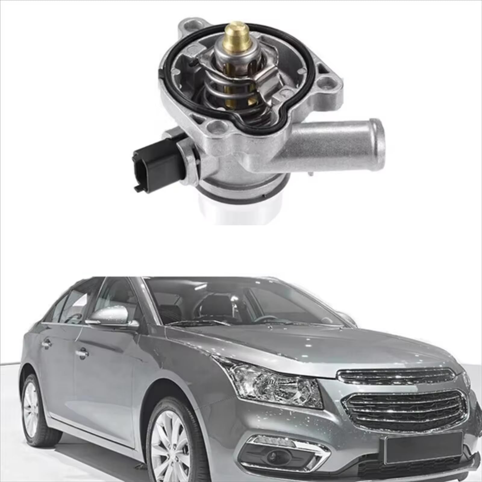 Gruppo Termostato Liquido Raffreddamento 55593034 Compatibile Con Chevy Per Cruze 2011-2016 Per Sonic Per Trax 2012-2018 1.4 Per Turbo 55565336 Refrigerante Termostato auto