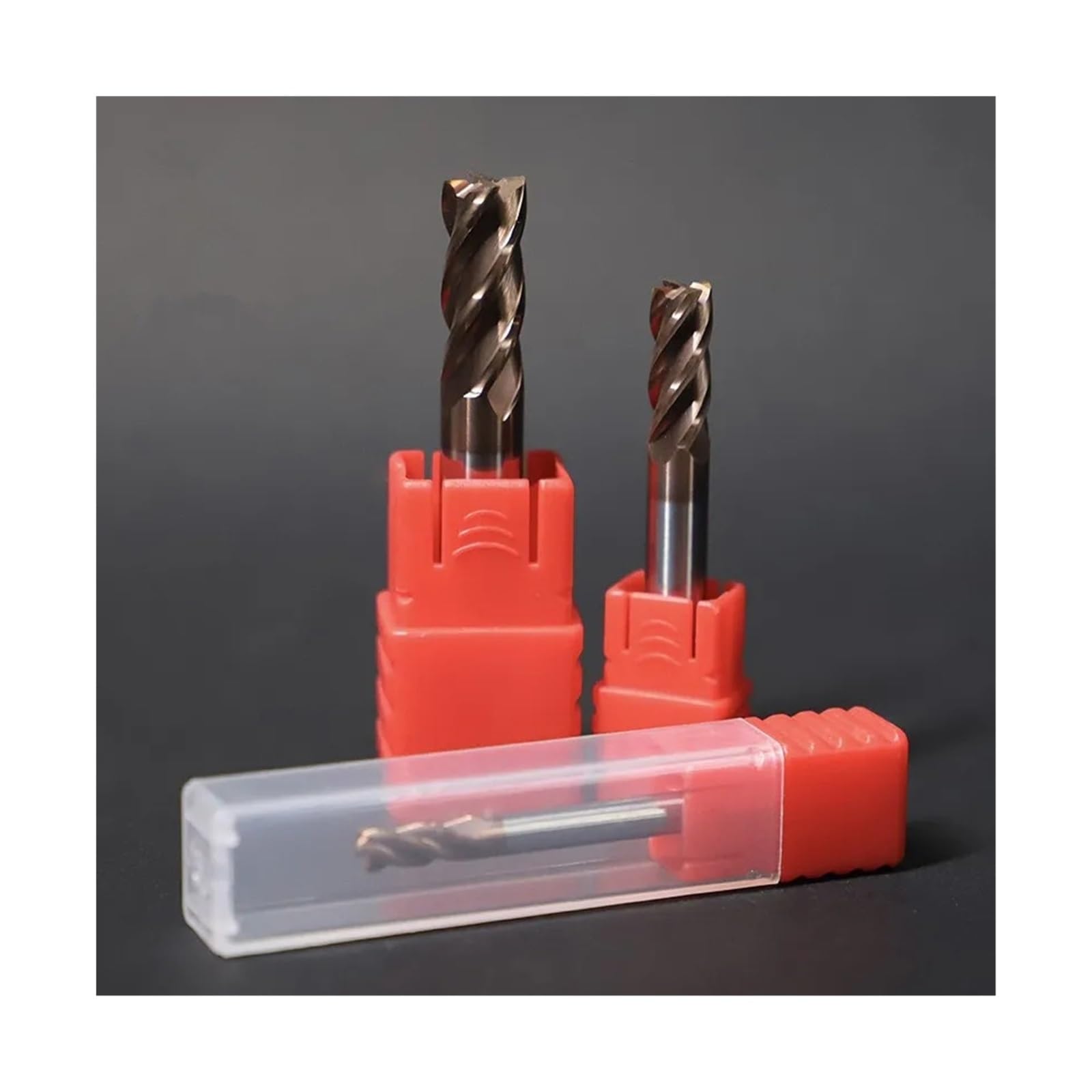 1 Uds fresa de corte HRC60 65 4 flauta aleación Metal carburo acero extremo 3mm 4mm 6mm 8mm 10mm 12mm herramientas(HRC60 4 Flute,5x6Dx50L)