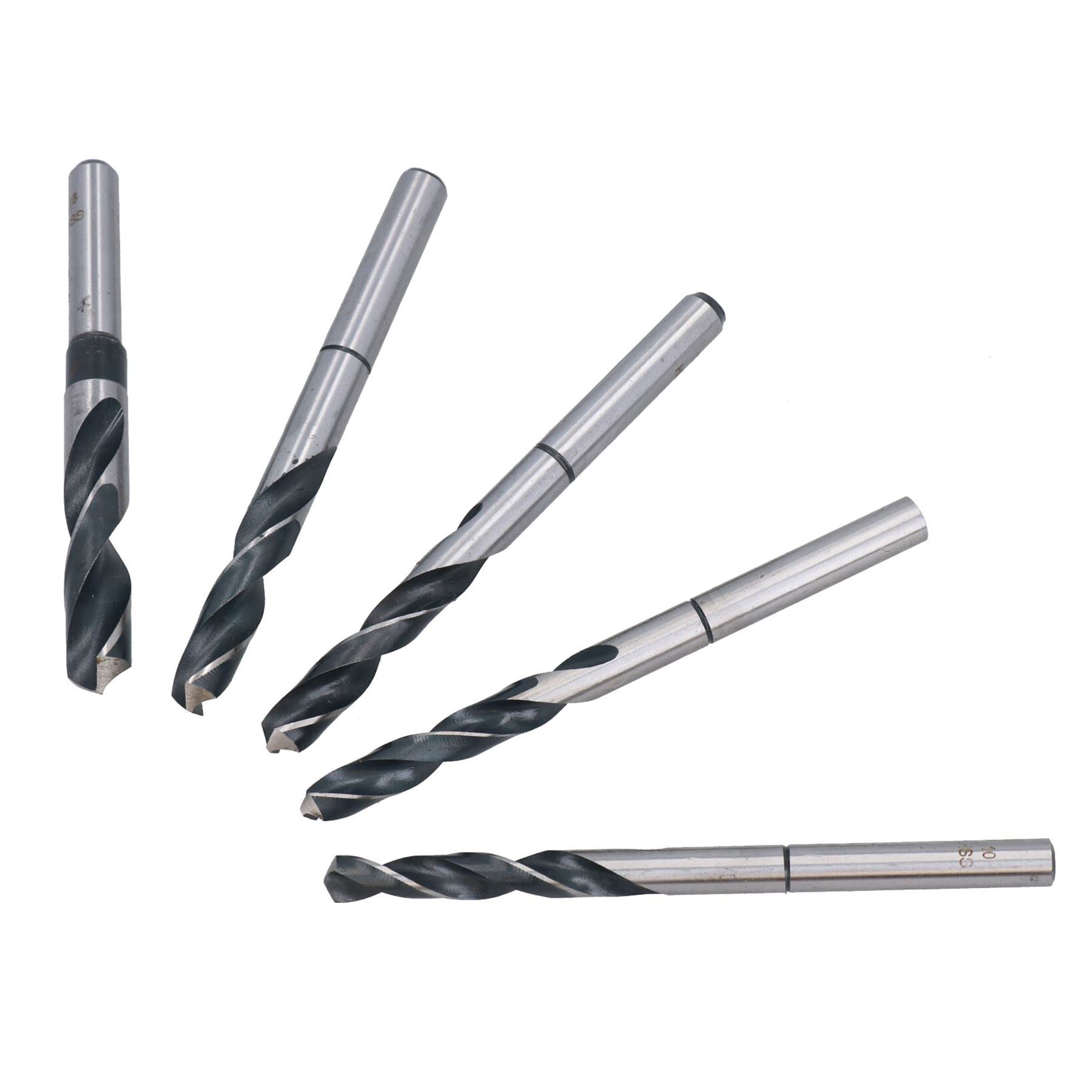 HSS Twist Drill Bits Blacksmith Drills with 13mm 1/2" Shank 10mm – 15mm 5pc