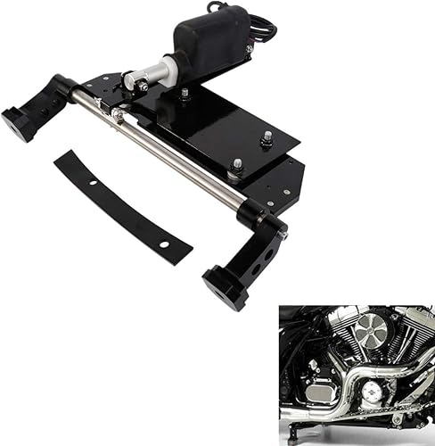 XFMT Soporte central eléctrico automático abatible compatible con Harley Touring Road Street Glide Bagger 2009-2016 Baggers