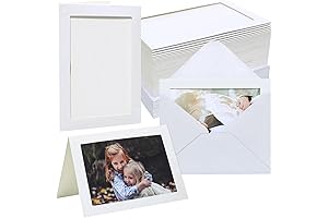 Exquisite Photo Insert Cards with Envelopes: Preserve Precious Memories Elegantly