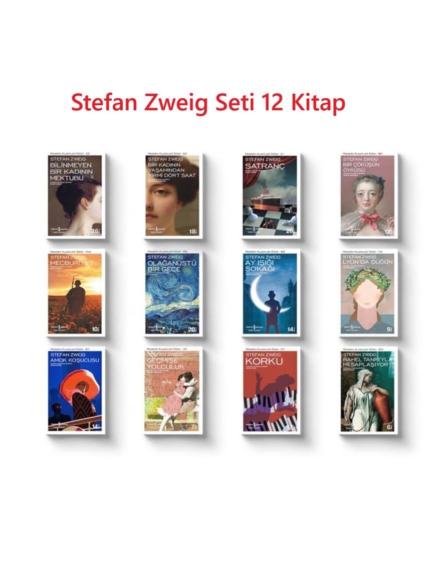 Stefan Zweig Seti 12 Kitap Takım