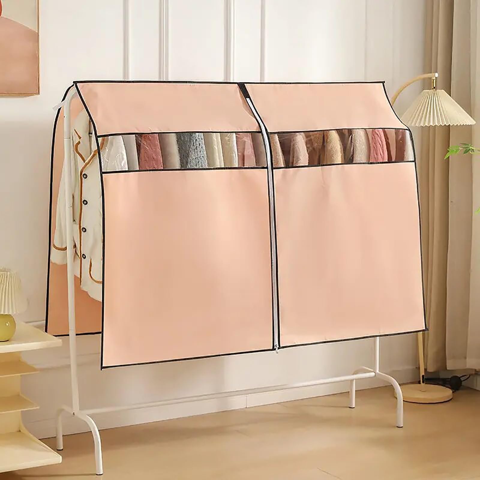 Copriabiti da Armadio, Custodia Abiti con Cerniera, Custodie per Cappotti, Completini e Guardaroba(60 * 120cm/24 * 47in)