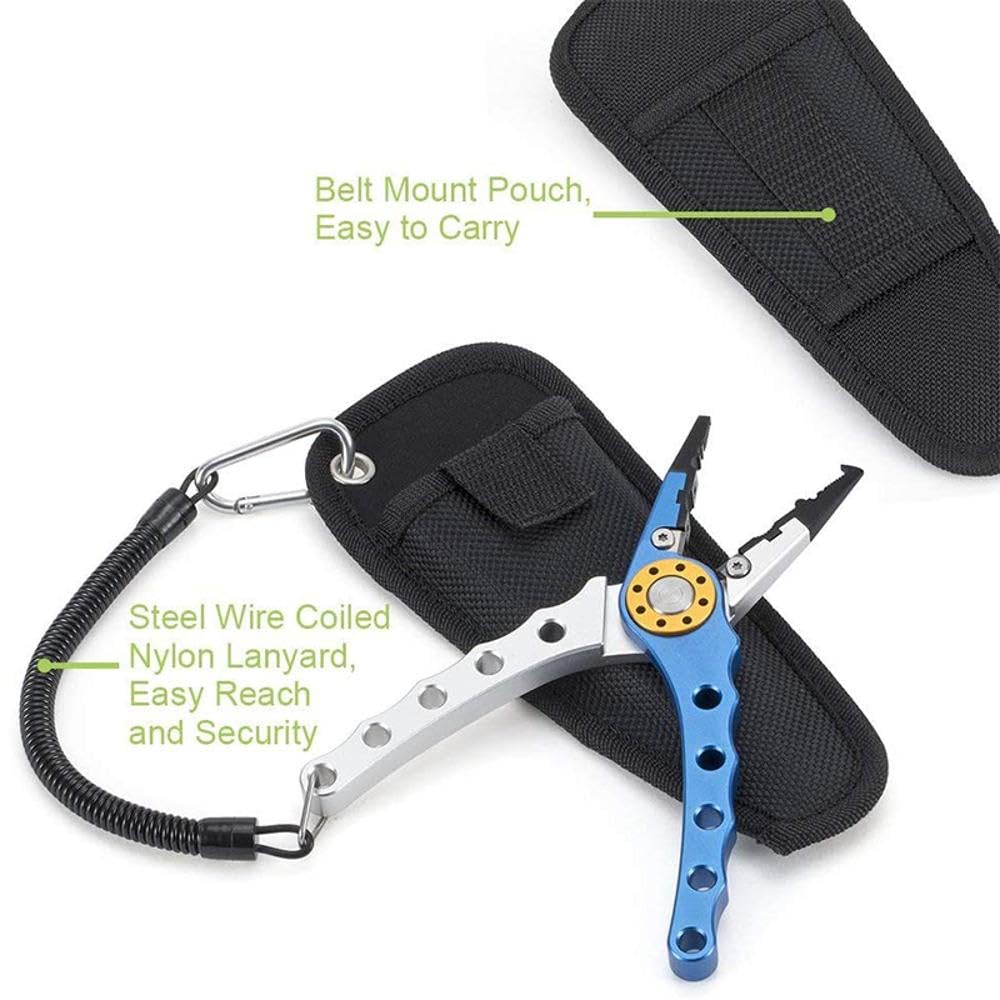 Piscifun Alu-Angelzange 17cm Mit Scheide - Titanbeschichtet Für Süß- & Salzwasser