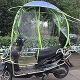 Universal Electric Motorcycle Sunshade Cover Fully Enclosed Motor Scooter Umbrella Waterproof Fold-Away Universal Mobility Scooter Canopy