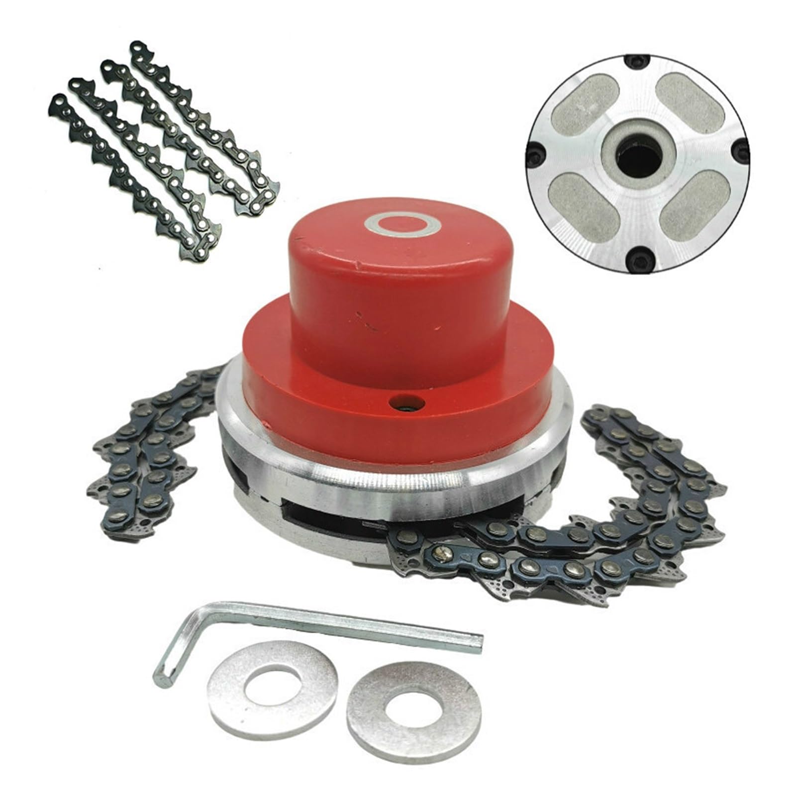 Compatible con Repuesto Cabezal Corte Cadena genérico 65Mn(Trimmer Head)