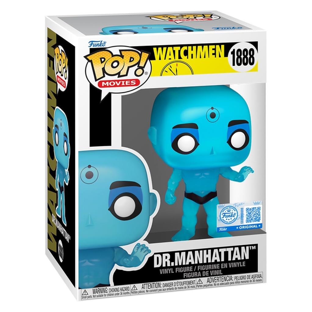 POP Dr. Manhattan Watchmen Funko Original 1888 (z osłoną z tworzywa sztucznego)