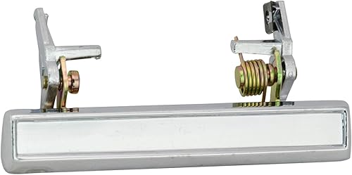 Miniatura 500 de TRQ Manija de puerta exterior delantera izquierda plateada para el lado del conductor compatible con Nissan 370Z 2009-2017