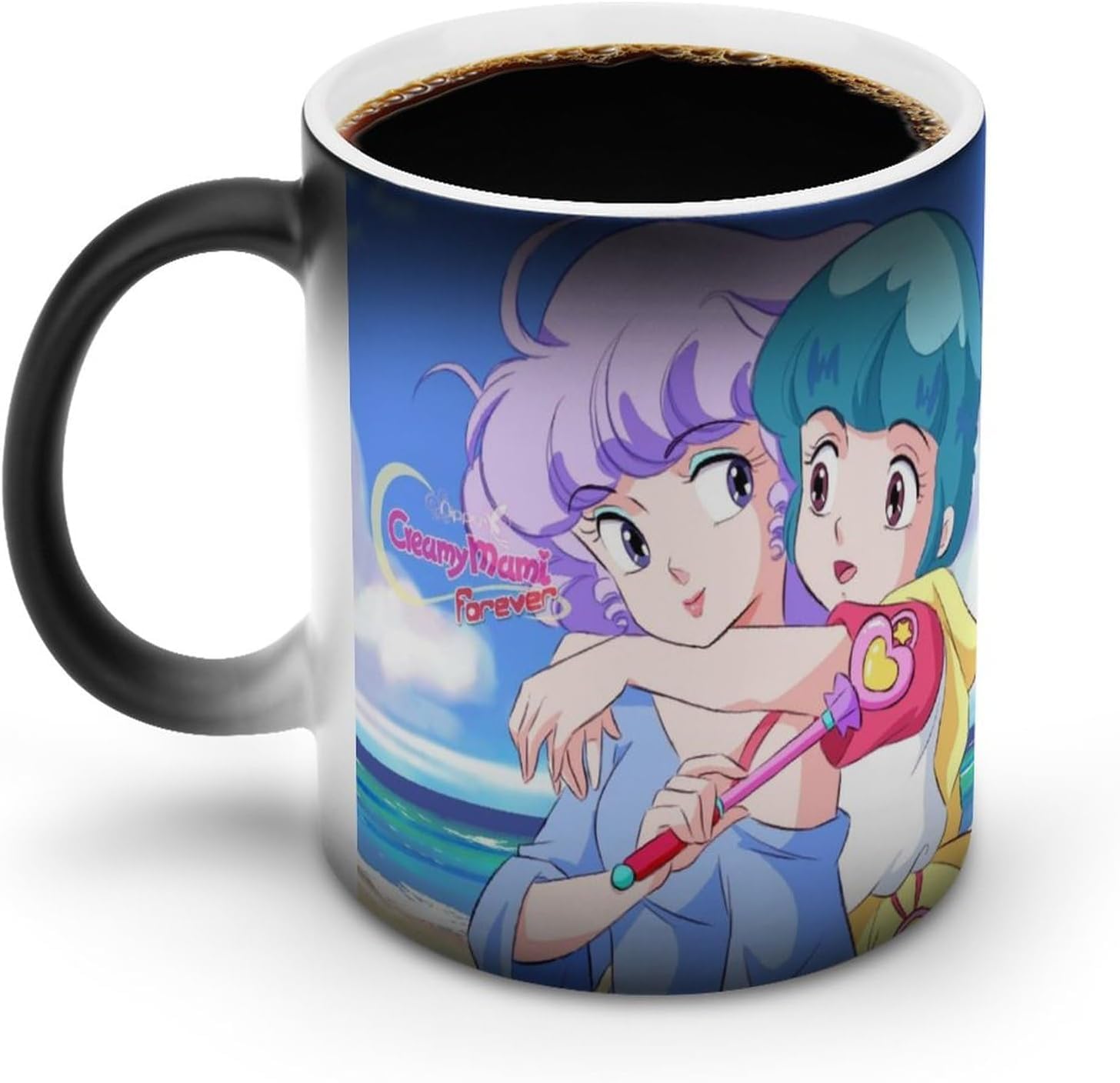 クリィミーマミ　コップ Amazon.co.jp: 魔法の天使クリィミーマミ マグカップ 変色カップ