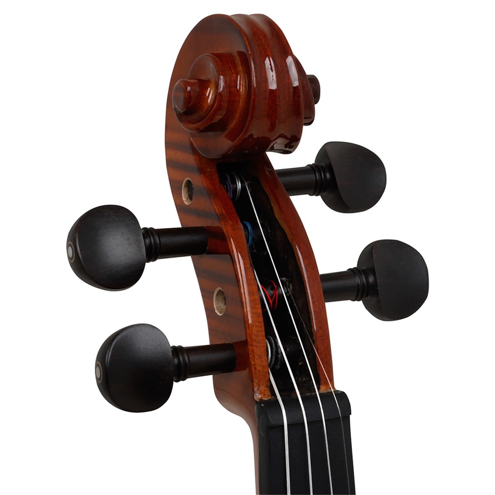 Violino Set Violino 4/4 Fatto A Mano Violino In Abete Rosso E Acero Con Motivo Tigrato Con Scatola Per Pianoforte Con Misurazione Dell'umidità
