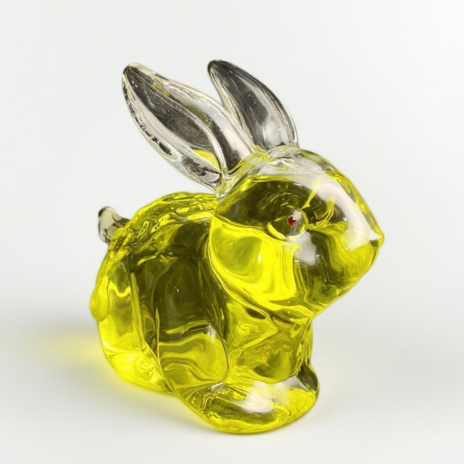 1000ML Decantador Whisky Arte Escultura - Decantador De Whisky De Vidrio Con Forma De Conejo 3D, Botella De Vino De Animal Personalizada, Contenedor De Almacenamiento De Licor Novedoso