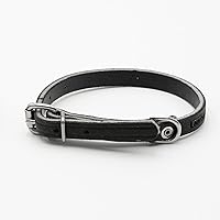 Vista 3 de Leerburg 's Amish Soft Latigo - Collar para cachorros de piel de 1/2 pulgada de ancho