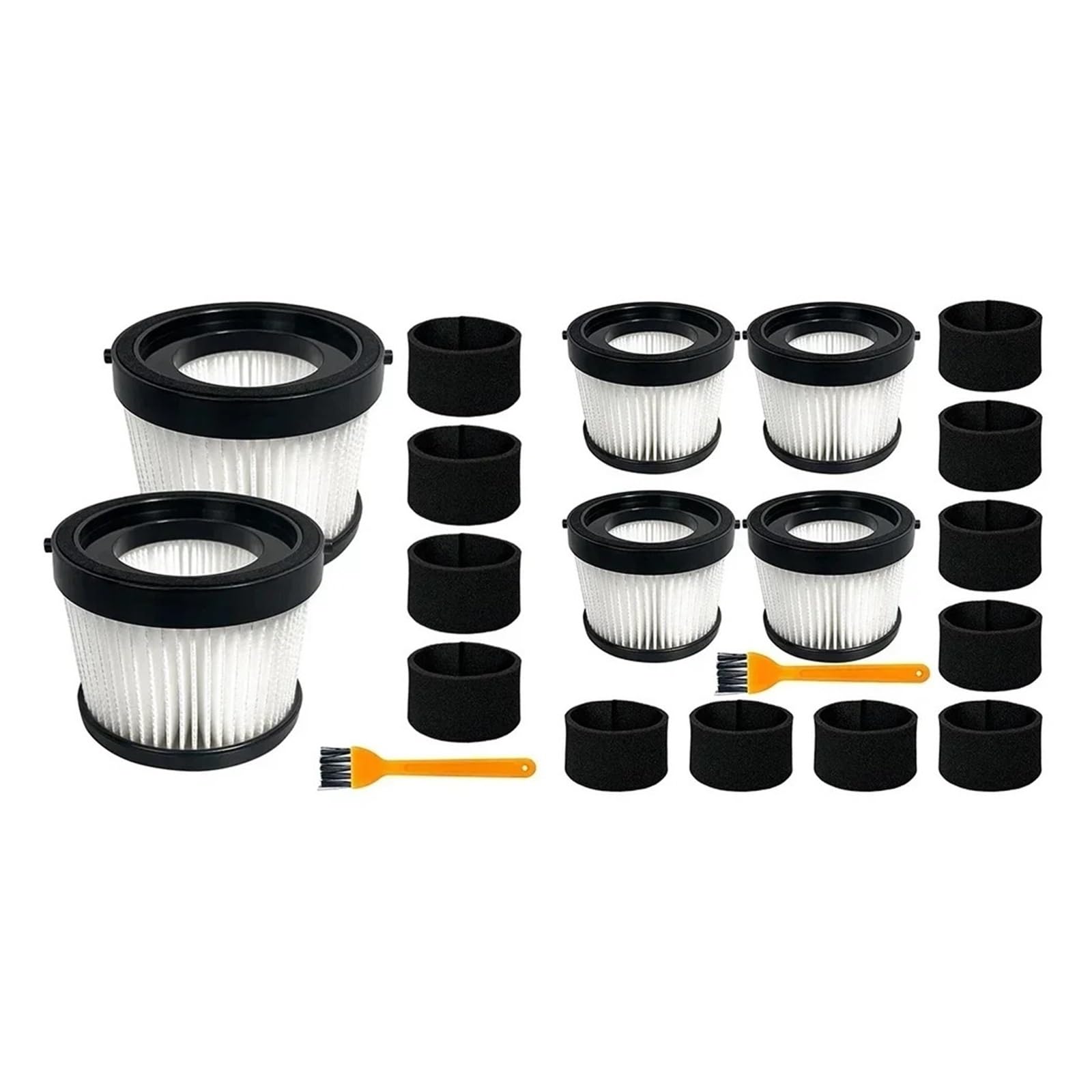Filtros Reutilizables Lavables For Aspiradora De Mano Inalámbrica, Compatibles Con DEWALT, DCV5011H 20V, Filtro De Aspiradora | 2pcs