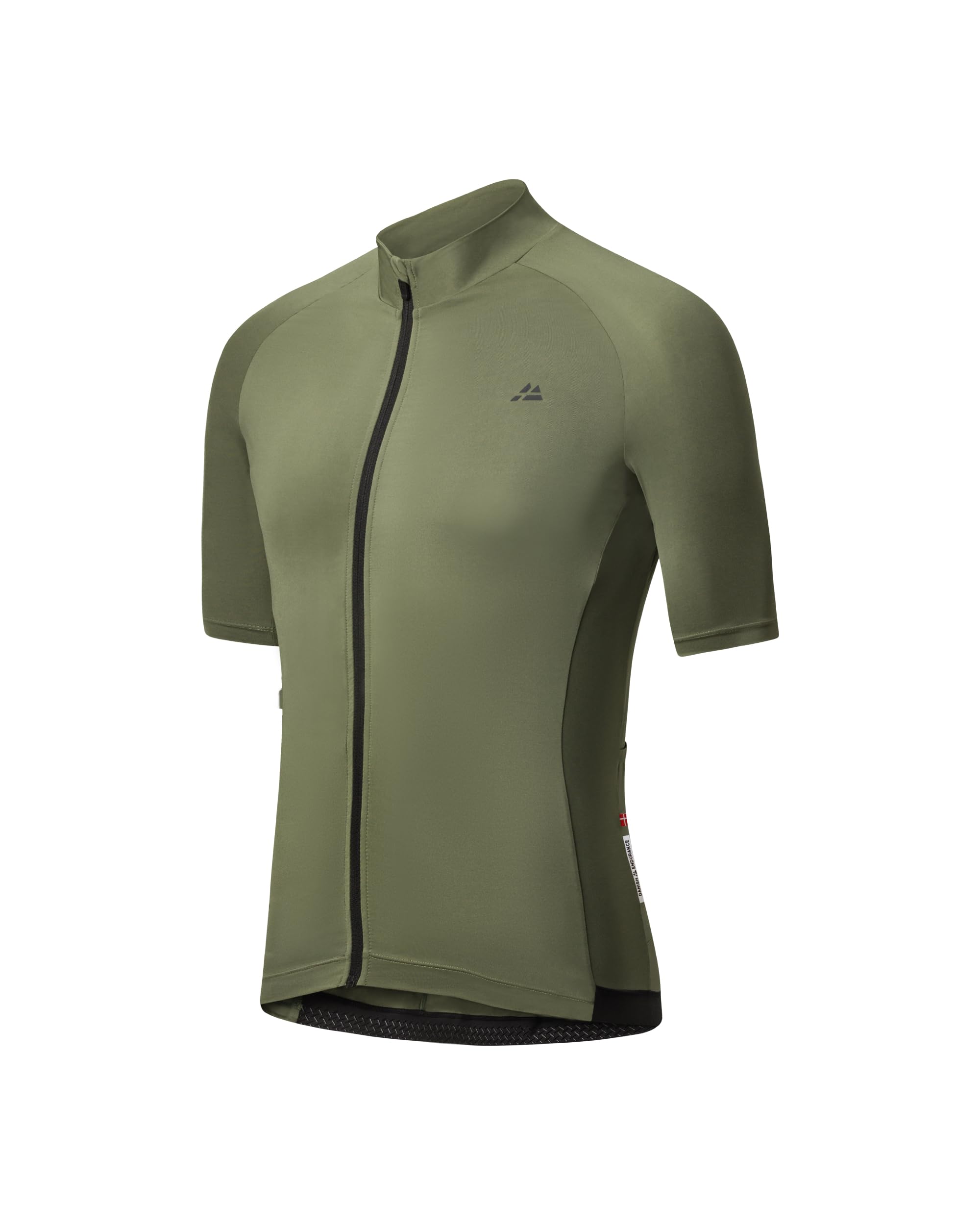 DANISH ENDURANCE Maglia da Ciclismo a Manica Corta, Traspirante, Quick Dry, Tasche Posteriori, Dettagli Riflettenti, da Uomo