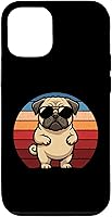 Vista 28 de Retro Pug Dog Mom Dog Dad Funny Pug Case for iPhone 17