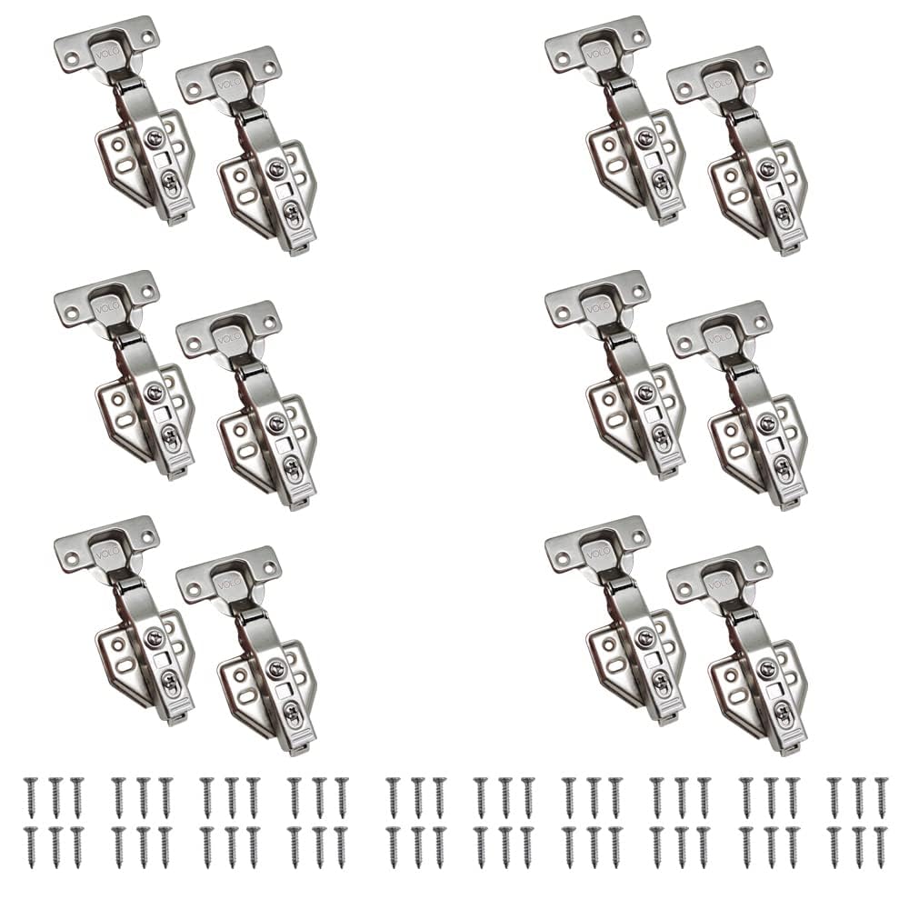 VOLO Soft Close Cabinet Hinges - Nickel Finish -11 VOLO Soft Close Cabinet Hinges - Nickel Finish -11