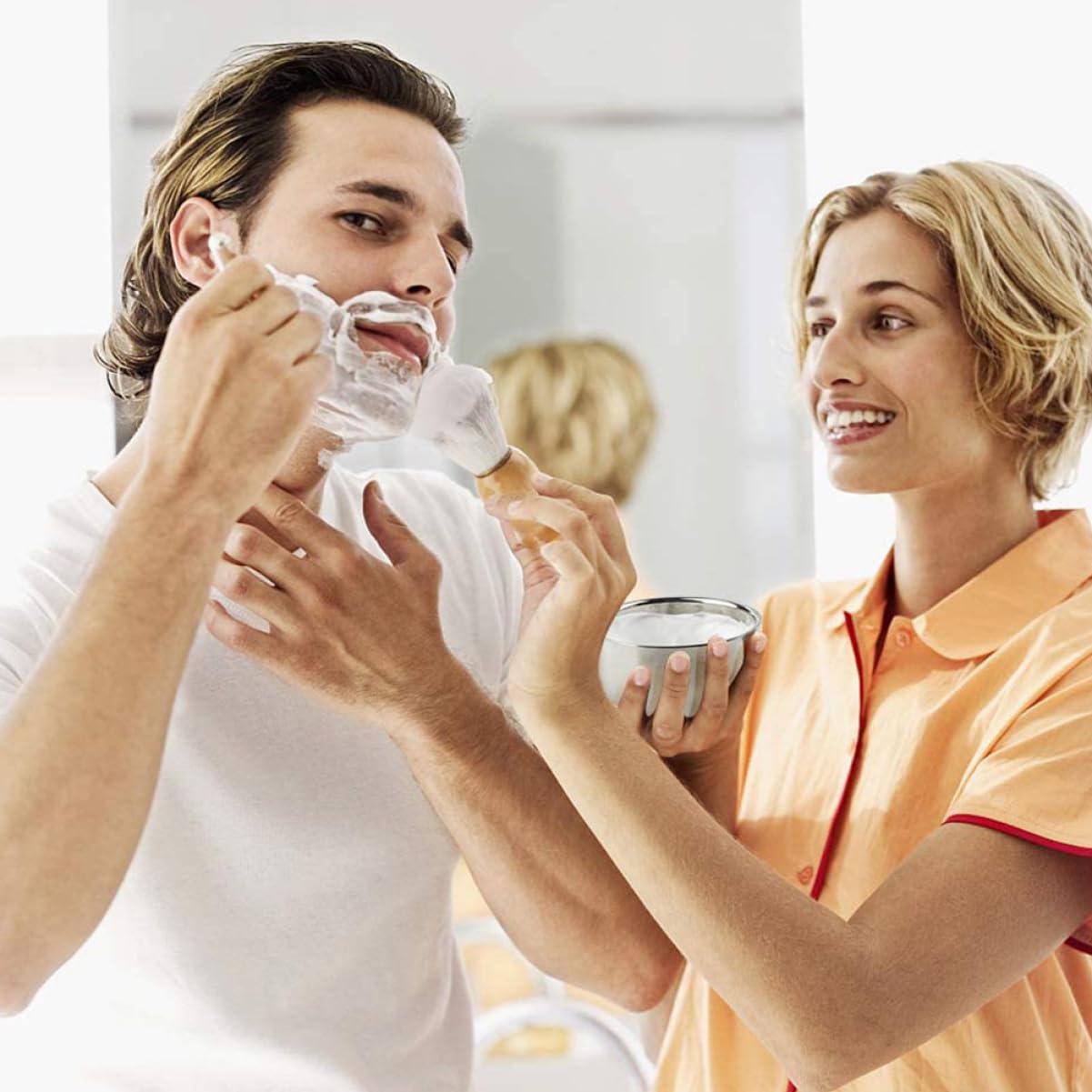 HONMEET Men's Beard Brush Beard Moisturizer Style Brush Gentle on Skin Portable Shaving Tool