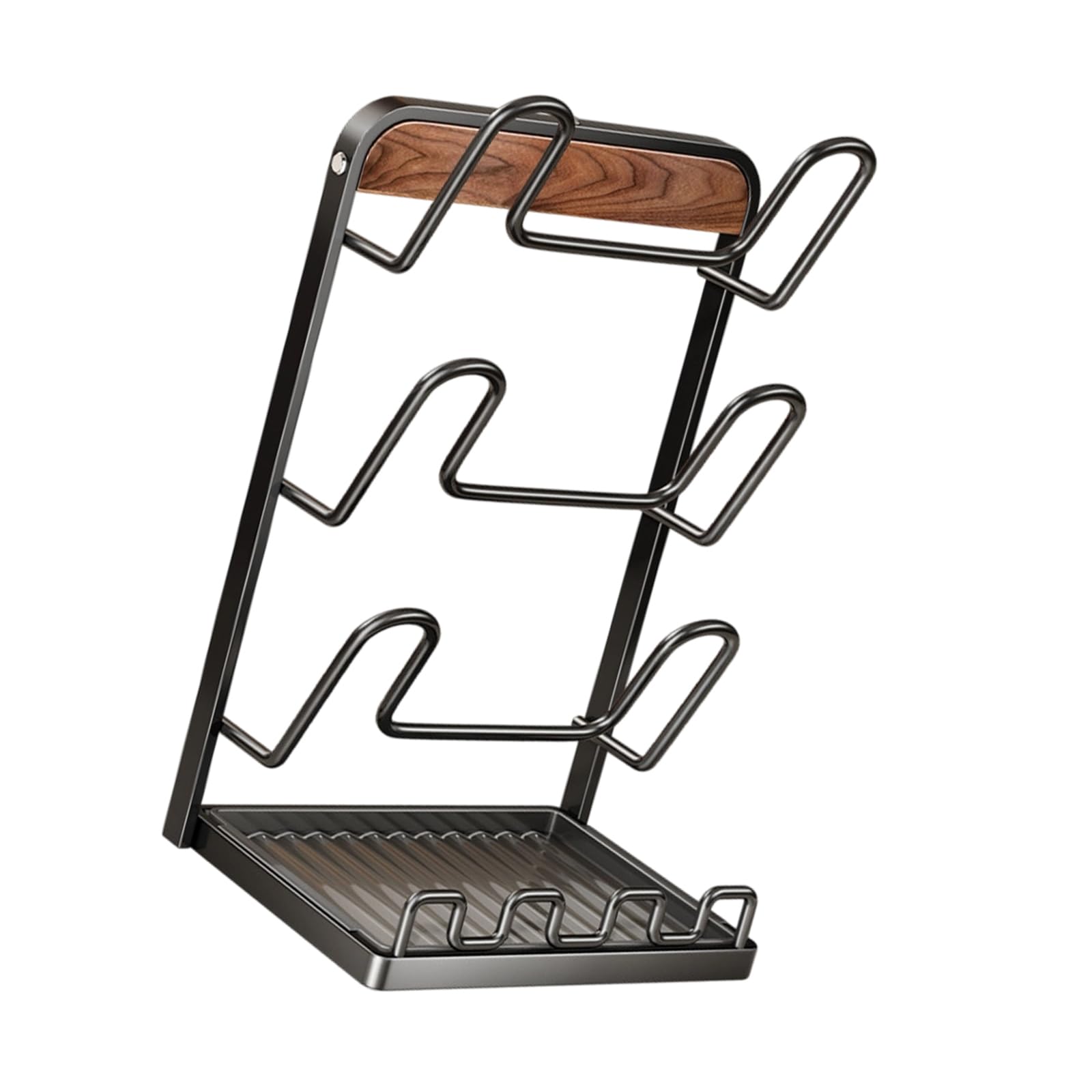 DSLKGWE Layer Kitchen Cover Stand with Strong ABS Base and Frame Practical Cookware Shelf for Stove Top Storage ABS Lid Planner