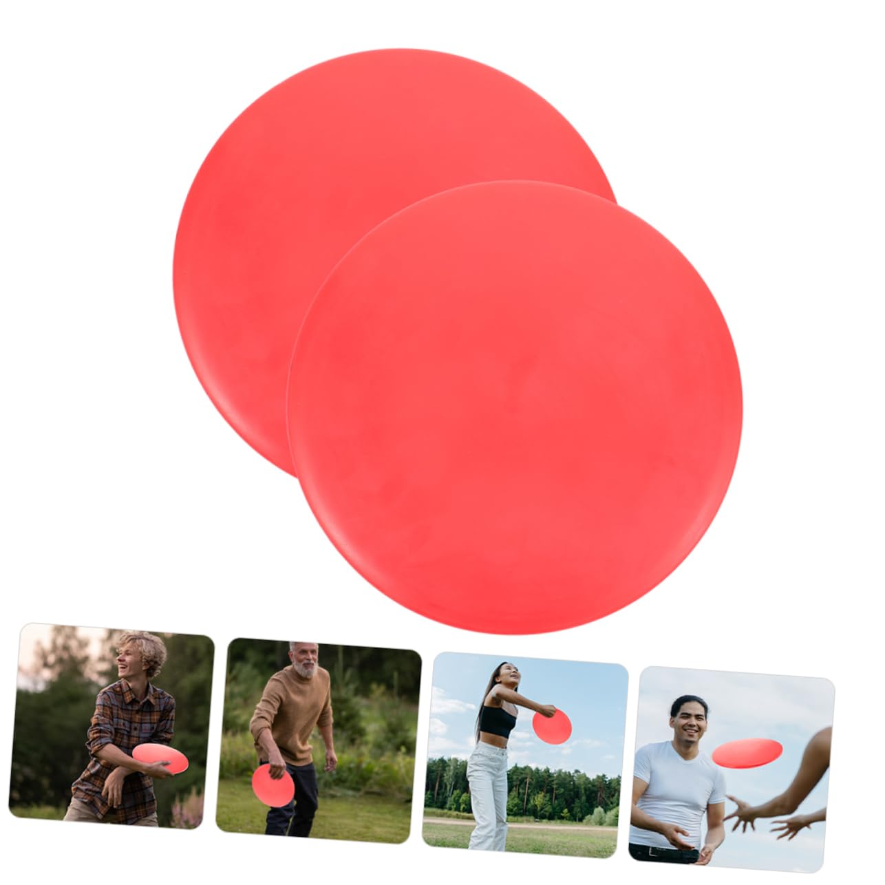 VICASKY 2Pcs Reusable Softball Pitching Discs Durable Training for Release Point for Beginners Enthusiasts Outdoor Practice