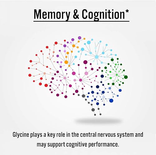 Miniatura 6 de Polvo de glicina (2 libras) – Promueve el sueño reparador, la energía muscular y la fuerza, apoyo de memoria y cognición (bolsa resellable)