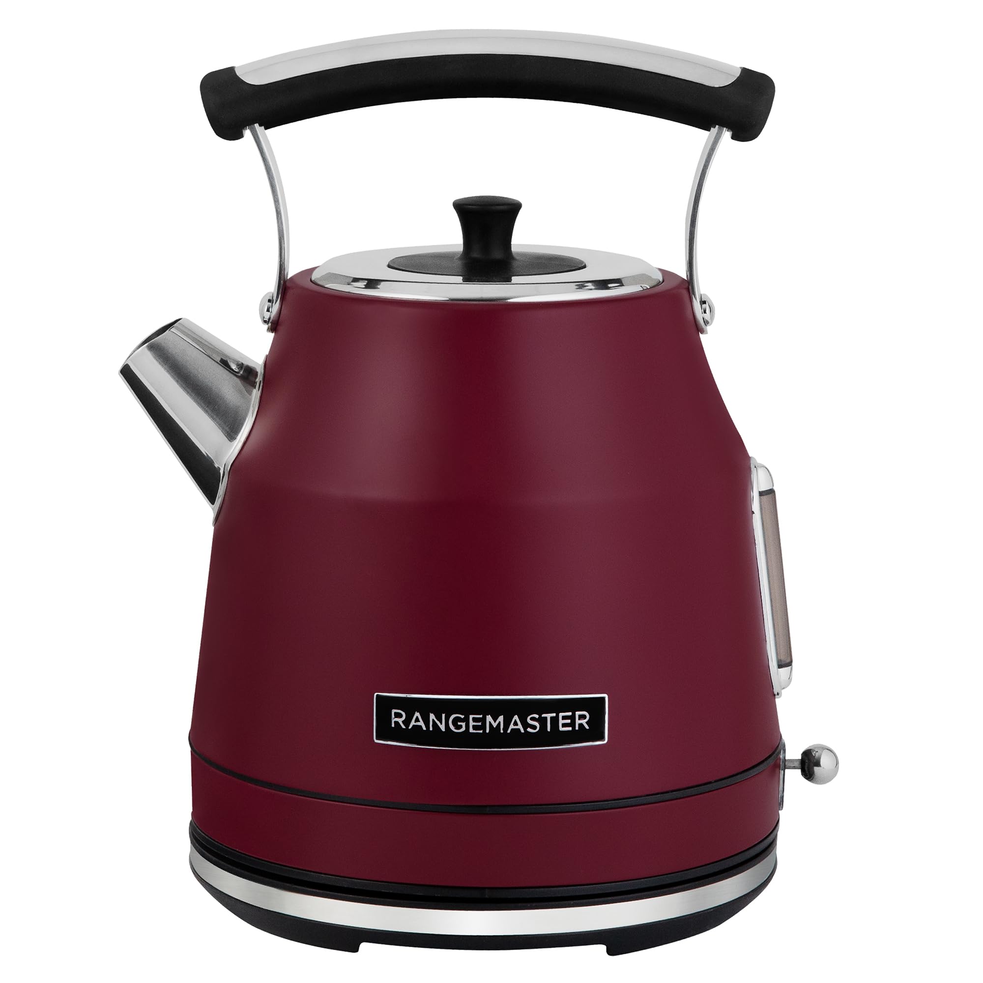 Rangemaster Classic Kettle with Quiet Boil Technology, 1.7L Capacity and 3kW of Power in Bordeaux, RMCLDK301BU