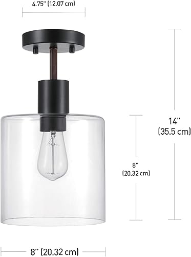 Miniatura 2 de Globe Electric Lámpara Harrow 60333 para montaje semiempotrado