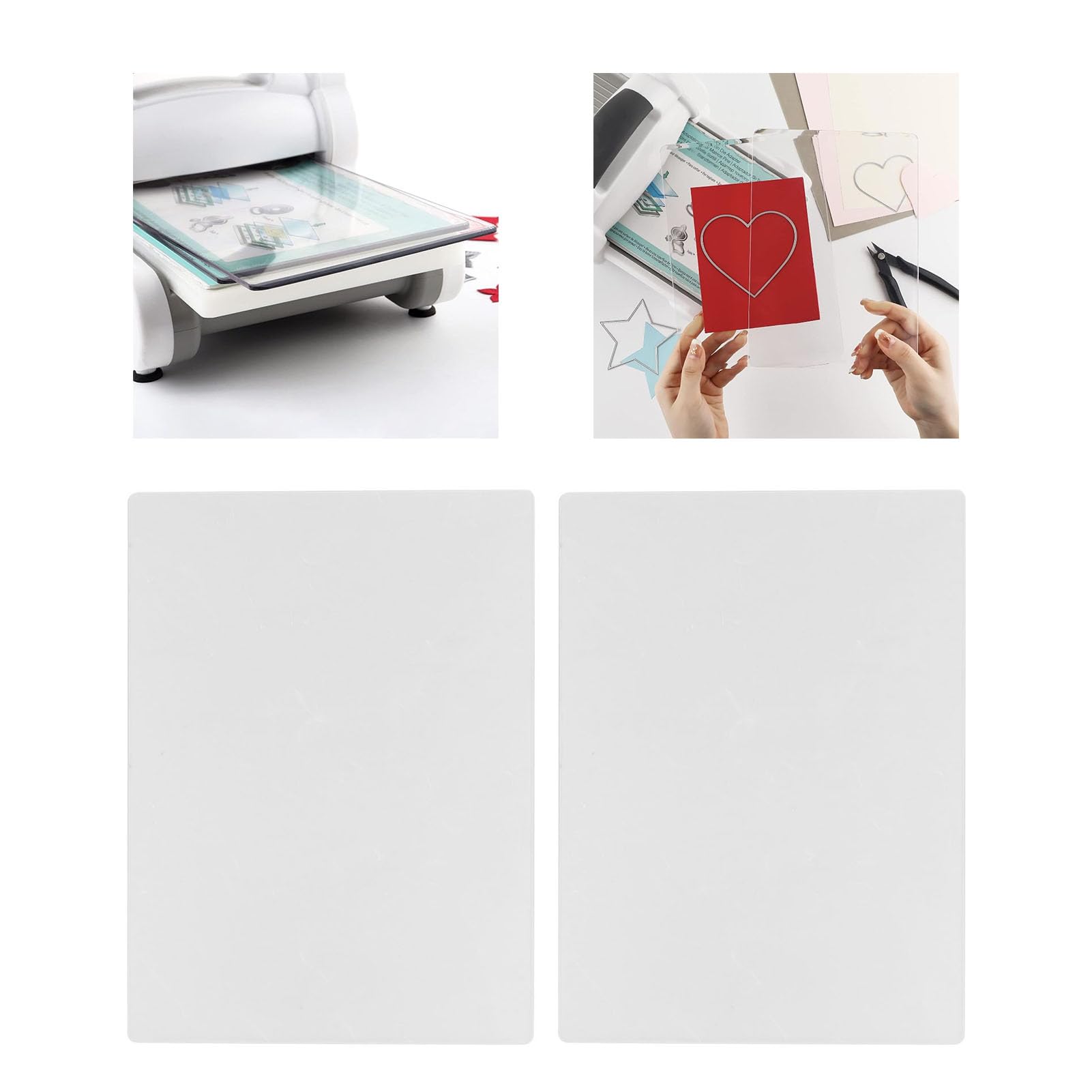 Cutting Mats for Crafts Die Cut Machine Cutting Pads Cutting Pad Cutting Mat Transparency Polycarbonate Plastic Cutting Pads Die Cutting Plates For Embossing Crafting 300 X 220mm - Image 3