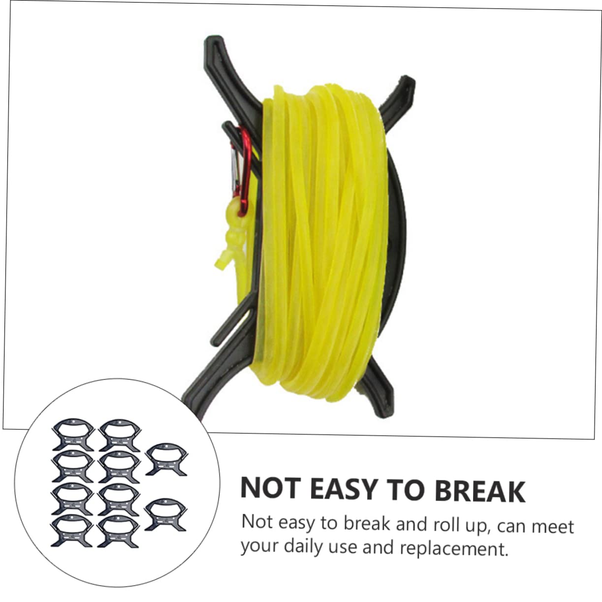 SEWACC 10Pcs Cord Winder Durable Wire Storage Reel for Organizing Cables Multi Purpose Line Winder for Neat and Tidy Management Safe and Practical Design