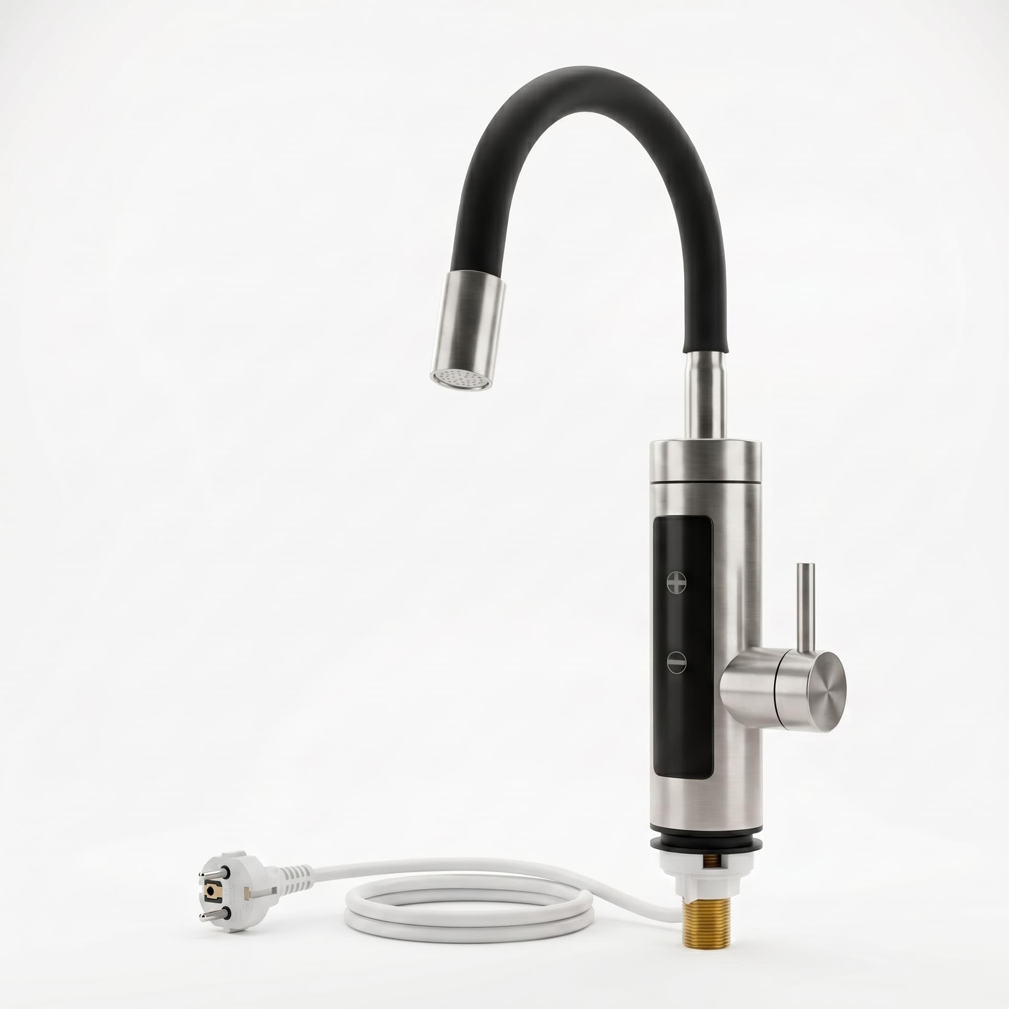 GSAINTLY® Stainless Steel Smart Instant Water Heating Faucet with Touch Control Panel Tap with Adjustable Water Flow & Temperature Modern Sink Tap with Flexible Spout for Kitchen Basin-image-20