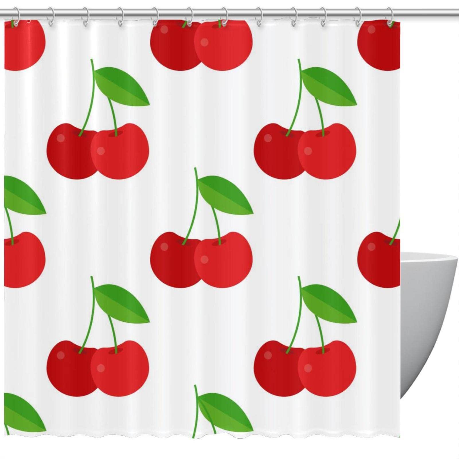 Rideaux de douche anti-odeur pour salle de bain propre de 152 x 183 cm