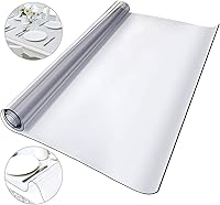 Vista 17 de VEVOR Protector de mesa transparente de 90 x 44 pulgadas, protector de escritorio de PVC transparente de 0.059 in de grosor, mantel de plástico